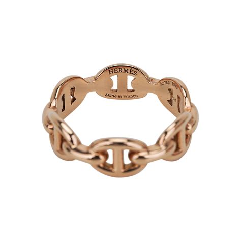 collier chaine d ancre hermes|hermes chaine d'ancre enchainee ring.